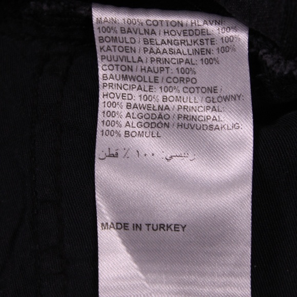 Ragged Jeans Black Wide Leg Denim Pants Size 28 - Picture 7 of 9